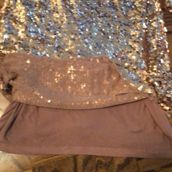 Sequined French Connection dress was Worn good condition one size Fits US 8/10 - Picture 5 of 12